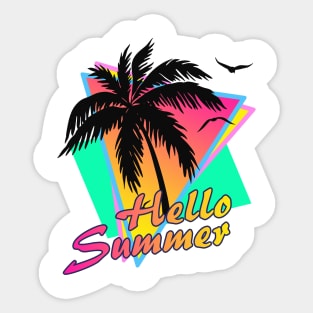 Hello Summer Sticker